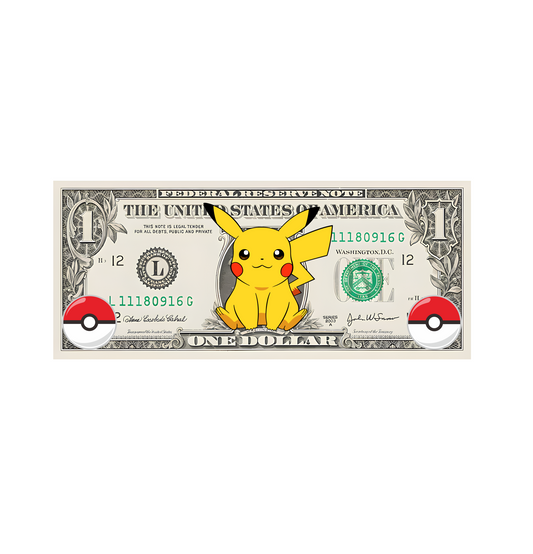 Dollar Bill Pikachu