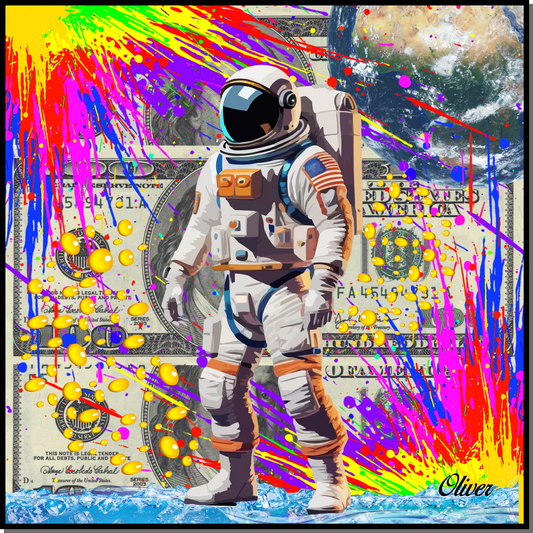 Astronauta Cash e Colors